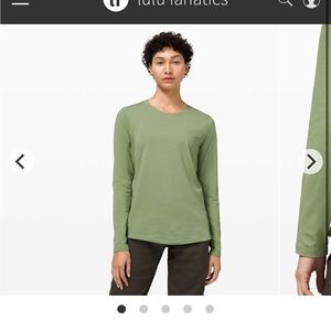 Lululemon ever ready pima cotton top